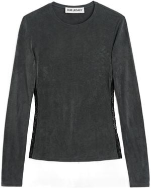 Our Legacy Long-Sleeved T-Shirt - Black