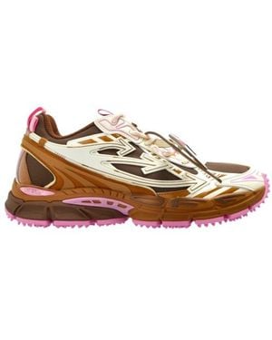 Off-White c/o Virgil Abloh Be Right Back Lace-Up Trainers - Brown