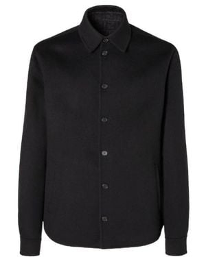 Fendi Ff Zucca Cropped Jacket - Black