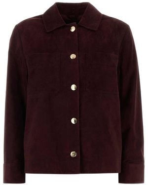 Max Mara S Mabisso Patch-Pocket Jacket - Purple