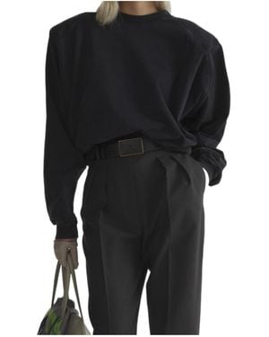 Mugler Bat Long Sleeve T-Shirt - Black