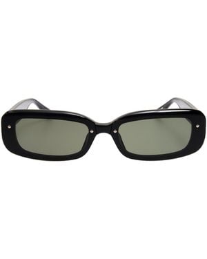 Linda Farrow Flick Sunglasses - White