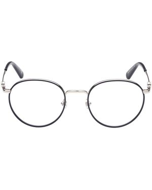 Moncler Eyewear Round Frame Glasses - White