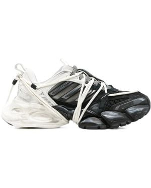 adidas Paneled Low-Top Sneakers - Black