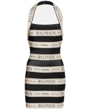 Balmain Slip Dress - Black