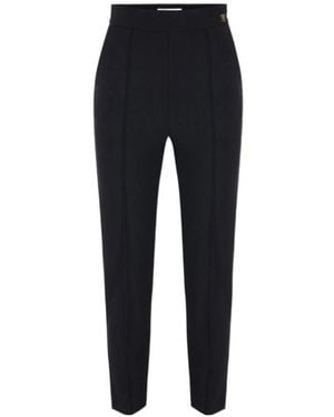 Elisabetta Franchi Slim Fit Trousers - Black