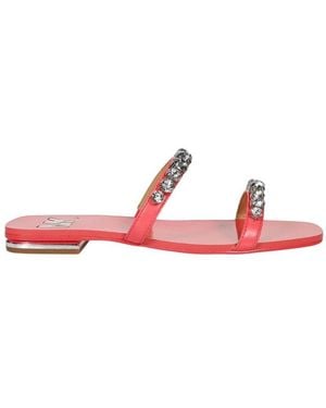 Michael Kors Logo Flat Sandals - Pink