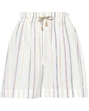 Eres Neda Striped Shorts - White