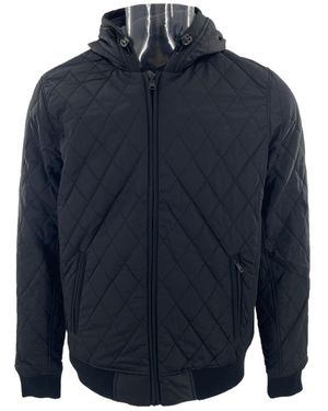 KARL LAGERFELD Long-Sleeved Hooded Hoodie - Blue
