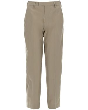 Pt Pantaloni Pt Torino Emma Straight-Leg Trousers - Grey