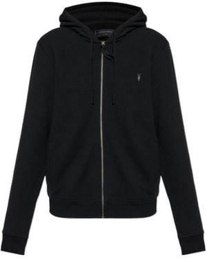 AllSaints Raven Zip-Up Hoodie - Black