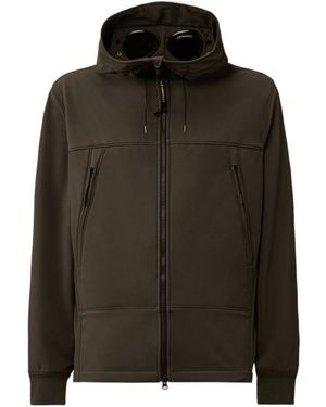 C.P. Company Zip-Front Hooded Jacket - Green