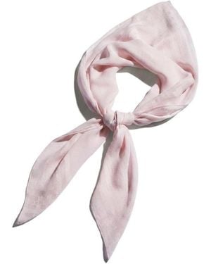 Gucci Lightweight Silk Jacquard Shawl - Pink