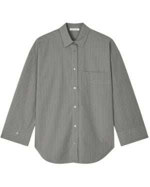 By Malene Birger Striped Shirt - Gray