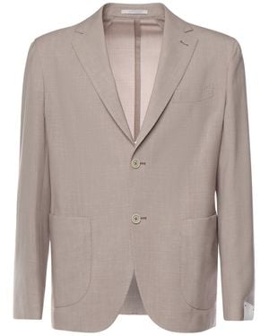 Eleventy Patch Pocket Single-Breasted Blazer - Grey
