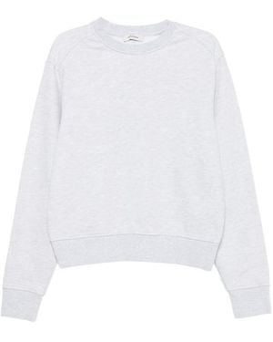 Entire studios Ribbed Crew-Neck Sweatshirt - White