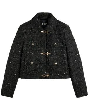 Fay 3 Ganci Jacket - Black