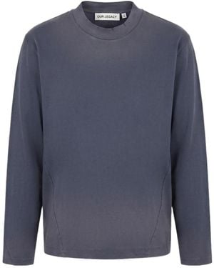 Our Legacy Phoenix Print Long Sleeve T-Shirt - Blue