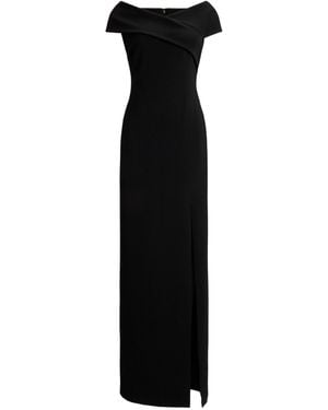 Ralph Lauren Solid Color Formal Dress - Black
