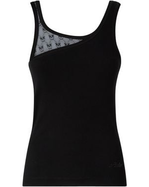 Pinko Sleeveless Tops - Black
