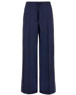 P.A.R.O.S.H. Piped-Trim Trousers - Blue