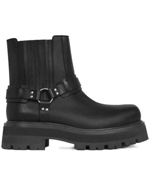 Celine Biker Chelsea Boots - Black