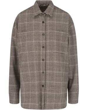 Ermanno Scervino Checked Button-Up Shirt - Brown