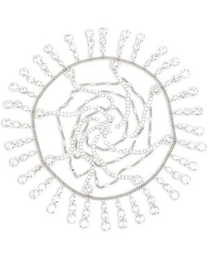 Rabanne Rabanne Crystal Fringe Headpiece - White