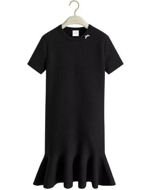 Dior Godet Dress - Black