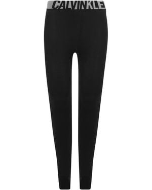 Calvin Klein Soft Touch Thermal Tights - Black