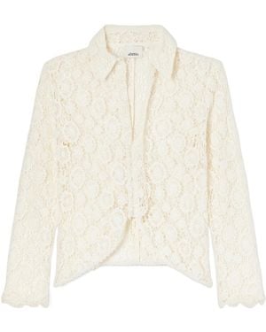 Isabel Marant Yana Lace Top - White