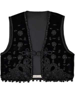 Roger Vivier Vest - Black