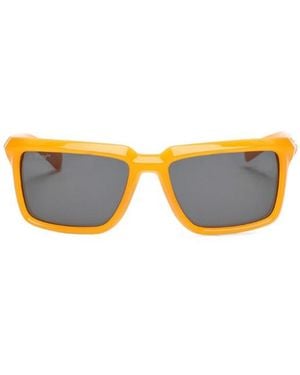 Off-White c/o Virgil Abloh Portland Square Sunglasses - Yellow