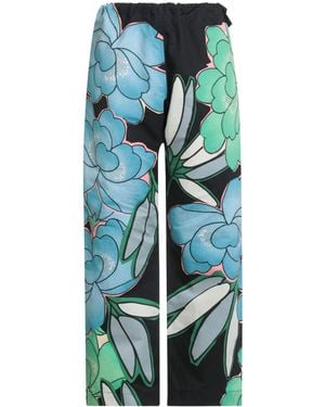 Marni Loose Patterned Long Pants - Blue