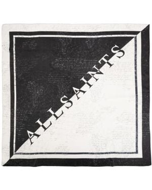AllSaints Pattern Scarf - Black