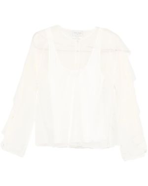 forte_forte Ruffled Blouse - White