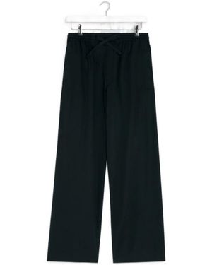 Lemaire Straight-Leg Drawstring Trousers - Black