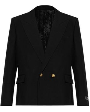 Balmain Long Sleeve Blazer - Black