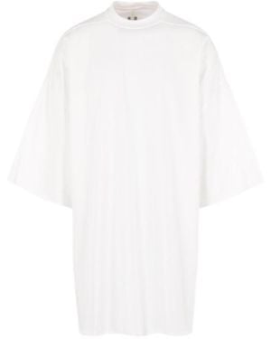 Rick Owens Tommy Oversized Crewneck T-Shirt - White