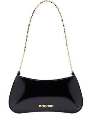 Jacquemus Logo Shoulder Bag - Black