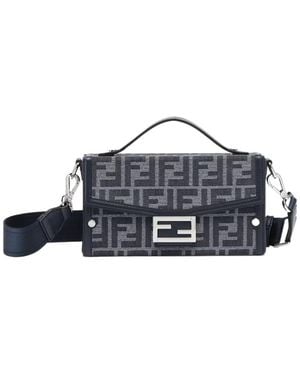 Fendi Baguette Soft Trunk Ff Jacquard Shoulder Bag - Multicolour
