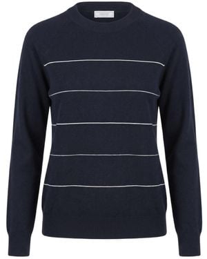Peserico Round Neck Jumper - Blue