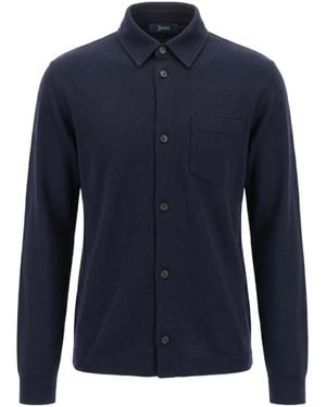 Herno Long-Sleeved Shirt - Blue