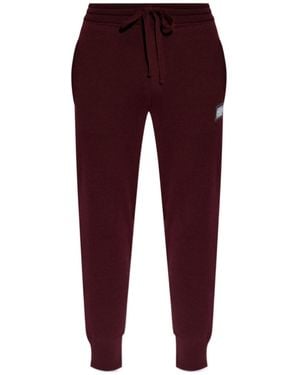 Dolce & Gabbana Knitted Jogging Trousers - Purple