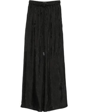 Ann Demeulemeester Paisley-Jacquard Drawstring Pants - Black