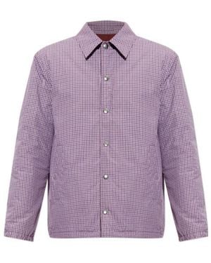Dries Van Noten Long-Sleeve Casual Jacket - Purple