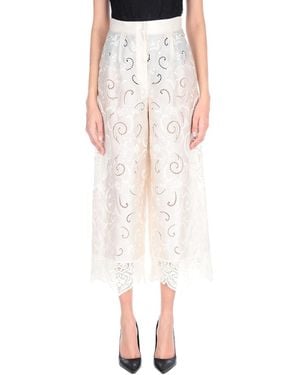 Dolce & Gabbana Versatile Loose Lace Pants - White