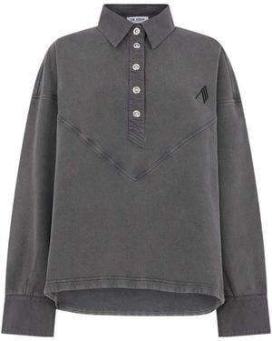 The Attico Long-Sleeve Sweatshirt - Grey