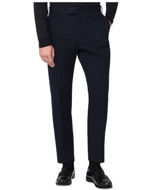 Pt Pantaloni Belt Loops Casual Pants - Blue