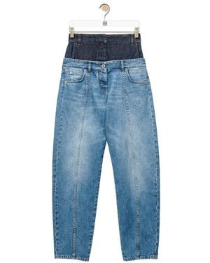 Loewe Trompe L'Oeil Jeans - Blue